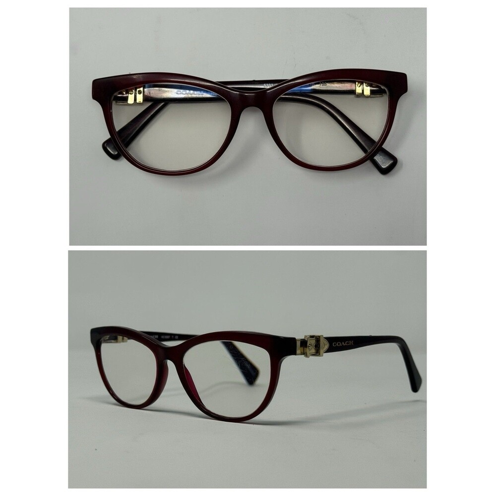 Coach Eyeglass Frames HC6087T 51-16-135 Burgundy 5393
